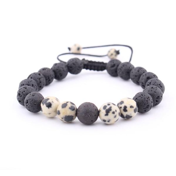 charm bracelets fashion hand-woven lava beaded bracelet exquisite accessories men and women, Golden;silver
charm bracelets fashion hand-woven lava beaded bracelet exquisite accessories men and women, Golden;silver