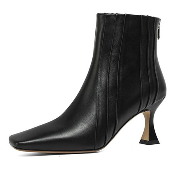 asumer plus high heels woman party wedding shoes square toe plied autumn genuine winter leather boots, Black
asumer plus high heels woman party wedding shoes square toe plied autumn genuine winter leather boots, Black
