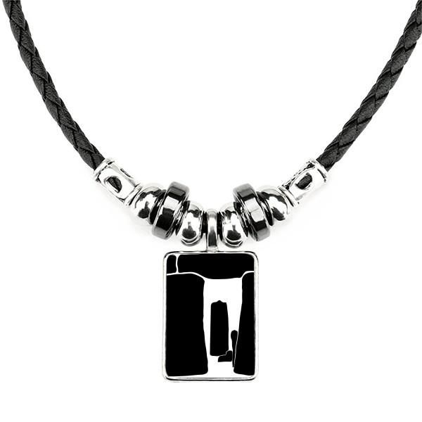 pendant necklaces britain stonehenge united kingdom wiltshire necklace handmade leather rope, Silver
pendant necklaces britain stonehenge united kingdom wiltshire necklace handmade leather rope, Silver