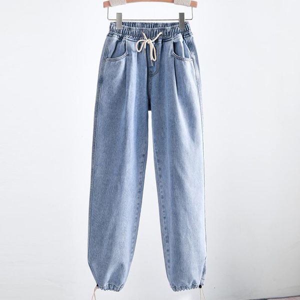 womens straight leg jeans elastic waist baggy high streetwear casual denim cropped pant washed mom fashion trousers women's, Blue
womens straight leg jeans elastic waist baggy high streetwear casual denim cropped pant washed mom fashion trousers women's, Blue