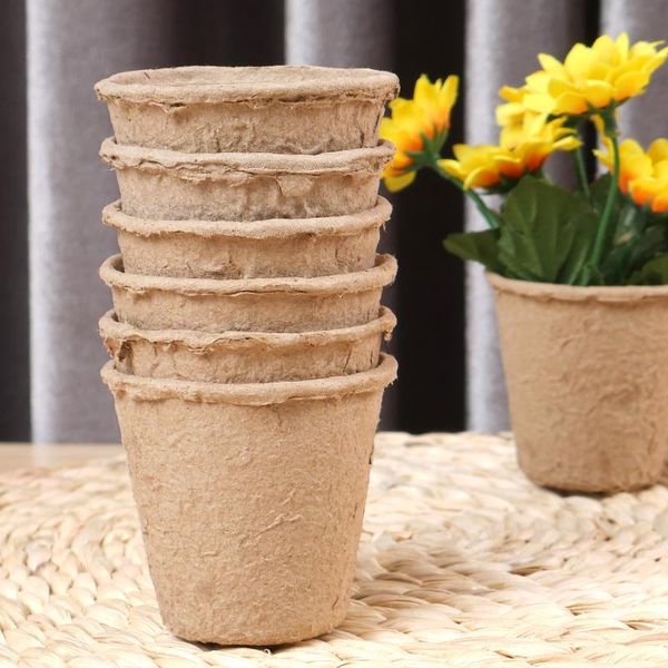planters & pots 50 pieces 6cm pulp flower pot seedling cup garden round peat starters cups nursery seed tray planting tools
planters & pots 50 pieces 6cm pulp flower pot seedling cup garden round peat starters cups nursery seed tray planting tools