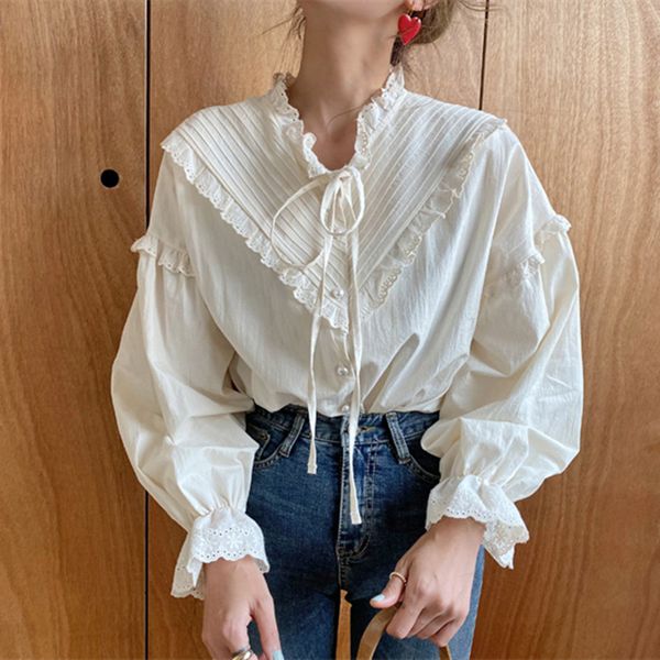 alien kitty 2021 new arrival hollow out vintage elegant women shirt solid long sleeve korean style loose blouses blusas, White
alien kitty 2021 new arrival hollow out vintage elegant women shirt solid long sleeve korean style loose blouses blusas, White