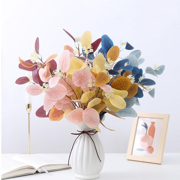 decorative flowers & wreaths 54cm silk artificial decorations autumn eucalyptus tridentate wedding deco plants diy craft dried home decor
decorative flowers & wreaths 54cm silk artificial decorations autumn eucalyptus tridentate wedding deco plants diy craft dried home decor