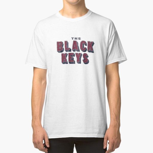 men's t-shirts the black keys tee t - shirt blackeys brothers band music, White;black
men's t-shirts the black keys tee t - shirt blackeys brothers band music, White;black