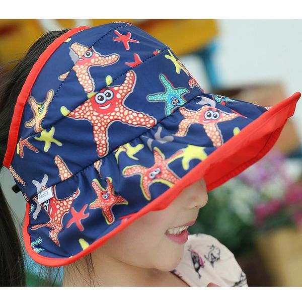 visors summer cartoon starfish visor cap for children boys girls polyester fast dry foldable sunshade hat outdoor sun kids, Blue;gray
visors summer cartoon starfish visor cap for children boys girls polyester fast dry foldable sunshade hat outdoor sun kids, Blue;gray