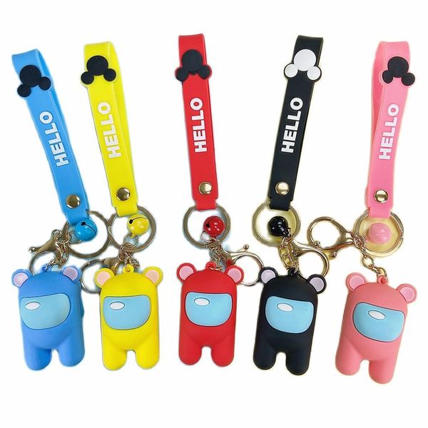 new anime game among us keychain trust no one among us toy key chains silica gel doll bag key chains pendant car keys decor, Silver
new anime game among us keychain trust no one among us toy key chains silica gel doll bag key chains pendant car keys decor, Silver