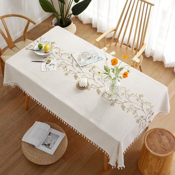 table cloth nordic imitated cotton linen rectangular tablecloth simple tassel embroidery printed pendant exquisite home decor
table cloth nordic imitated cotton linen rectangular tablecloth simple tassel embroidery printed pendant exquisite home decor