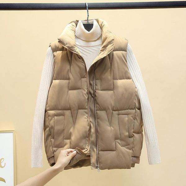 women's vests korean version of the vest autumn and winter clothing 2021 loose short down coat waistcoat jacket tide, Black;white
women's vests korean version of the vest autumn and winter clothing 2021 loose short down coat waistcoat jacket tide, Black;white