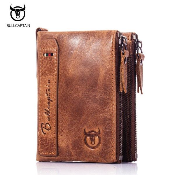 wallets bullcaptain vintage bifold brand leather men cowhide zipper short money bags wallet hasp card holder small coin purse, Red;black
wallets bullcaptain vintage bifold brand leather men cowhide zipper short money bags wallet hasp card holder small coin purse, Red;black