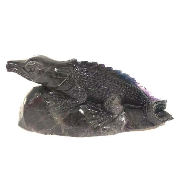 decorative objects & figurines factory wholesale crystal gemstone quartz hand carved fluorite crocodile for gift or decoration
decorative objects & figurines factory wholesale crystal gemstone quartz hand carved fluorite crocodile for gift or decoration