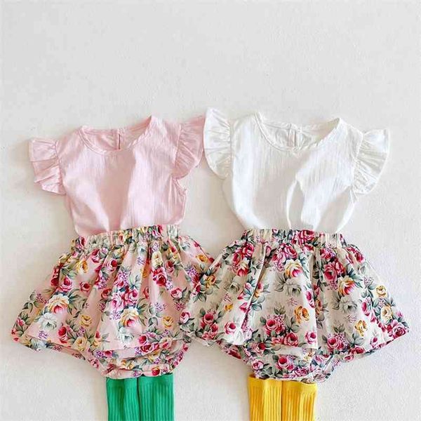 summer kids boy girl short sleeve t-shirt floral printing rompers infant baby born clothes 210521, Blue
summer kids boy girl short sleeve t-shirt floral printing rompers infant baby born clothes 210521, Blue