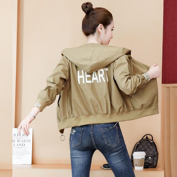 women's jackets hooded basic 2021 summer women jacket coats long sleeve casual bomber female baseball outwear, Black;brown
women's jackets hooded basic 2021 summer women jacket coats long sleeve casual bomber female baseball outwear, Black;brown
