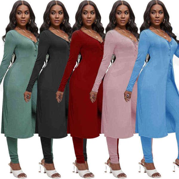 casual dresses 2022 autumn winter women's casual solid color round neck button rope long sleeve two-piece set, Black;gray
casual dresses 2022 autumn winter women's casual solid color round neck button rope long sleeve two-piece set, Black;gray