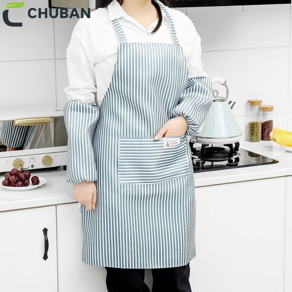 apron with pockets stripe housework kitchen waterproof clean antifouling sleeve half body suit thickened c253 aprons
apron with pockets stripe housework kitchen waterproof clean antifouling sleeve half body suit thickened c253 aprons
