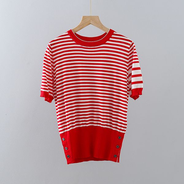 t shirt 2021 summer tb collegiate stripe four bar ice silk sweater slim pullover short sleeve, White
t shirt 2021 summer tb collegiate stripe four bar ice silk sweater slim pullover short sleeve, White