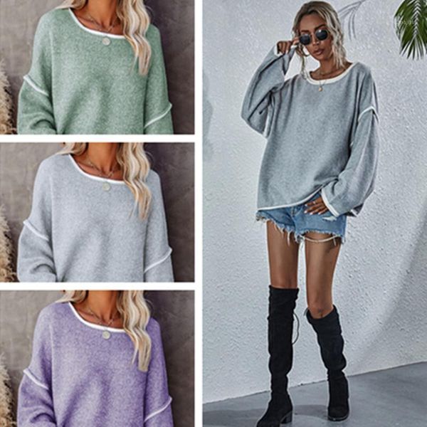 prettyshe spring autumn winter round neck sweater loose large size women's 2021 fashion ladies clothes pullover lazy oaf sweaters, White;black
prettyshe spring autumn winter round neck sweater loose large size women's 2021 fashion ladies clothes pullover lazy oaf sweaters, White;black