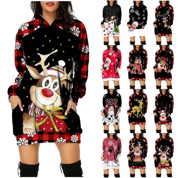 casual dresses winter dress women 2021 cute funny reindeer elk print christmas hoodie hip pocket long sleeve sweatshirts plus size short, Black;gray
casual dresses winter dress women 2021 cute funny reindeer elk print christmas hoodie hip pocket long sleeve sweatshirts plus size short, Black;gray