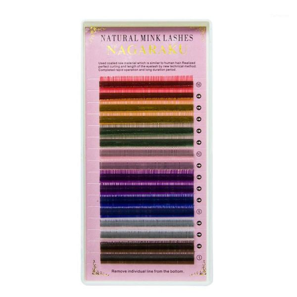 1pack handmade eye lash false eyelashes set rainbow colorful fake eyelash natural soft individual extension (0.07c,14mm)1
1pack handmade eye lash false eyelashes set rainbow colorful fake eyelash natural soft individual extension (0.07c,14mm)1