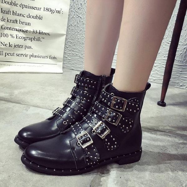 boots 2021 autumn and winter side zipper low-heeled short round head women's ankle pu rivet casual, Black
boots 2021 autumn and winter side zipper low-heeled short round head women's ankle pu rivet casual, Black