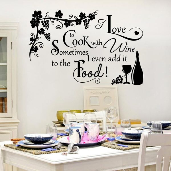 wall stickers cook with wine kitchen grape sticker dining room love cooking food family quote decal home decor
wall stickers cook with wine kitchen grape sticker dining room love cooking food family quote decal home decor