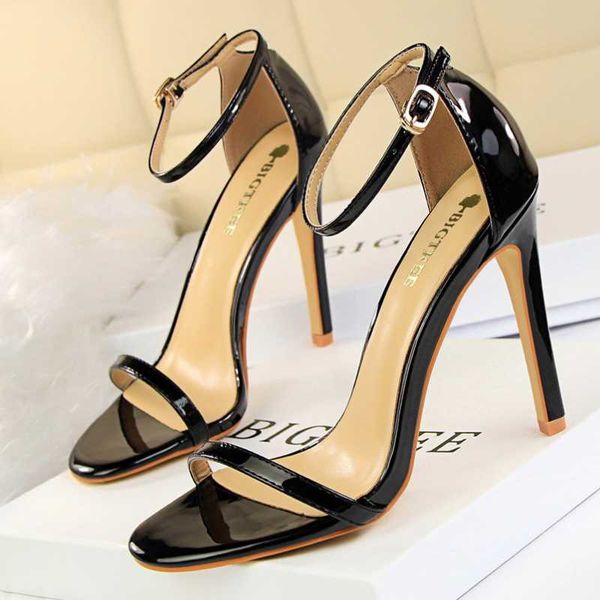 dress shoes summer women sandals patent leather stiletto ankle strap 8cm 11cm high heels ladies woman pumps 2021 wsh4133, Black
dress shoes summer women sandals patent leather stiletto ankle strap 8cm 11cm high heels ladies woman pumps 2021 wsh4133, Black