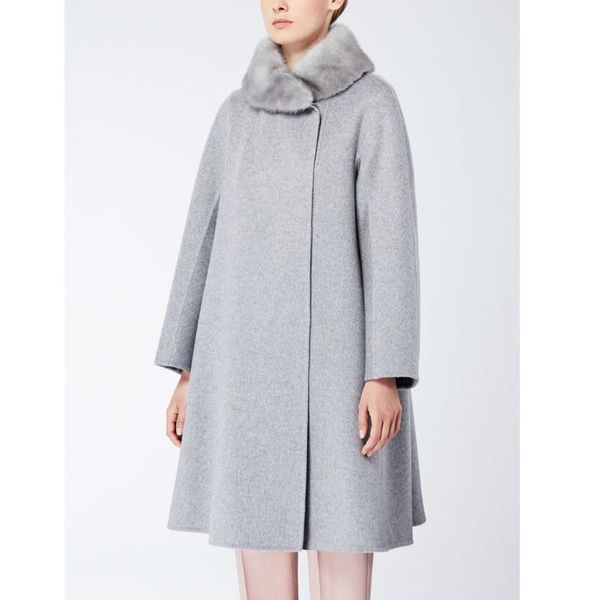 women's wool & blends savabien women coats and jackets winter solid faux fur collar loose oversized woolen coat elegant vintage cape ou, Black
women's wool & blends savabien women coats and jackets winter solid faux fur collar loose oversized woolen coat elegant vintage cape ou, Black