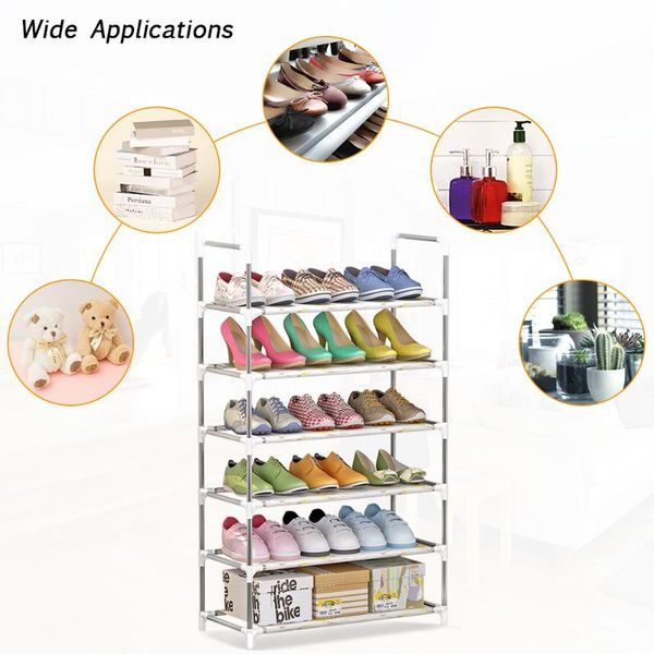 clothing & wardrobe storage 4-tier/5-tier/6-tier shoe rack tower shelf organizer cabinet stackable shelves holds 18 pairs of shoes
clothing & wardrobe storage 4-tier/5-tier/6-tier shoe rack tower shelf organizer cabinet stackable shelves holds 18 pairs of shoes