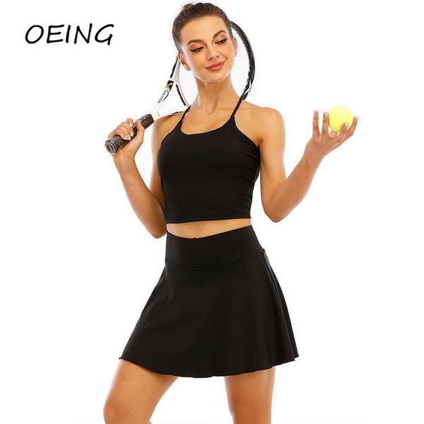 gym clothing womens exercise suits tennis tank and pleated skirts 2 piece sets outfits golf clothes, White;black
gym clothing womens exercise suits tennis tank and pleated skirts 2 piece sets outfits golf clothes, White;black