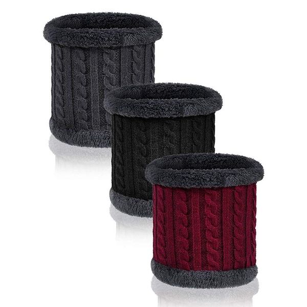 scarves -winter warm bib double layer wool lined thick knitted round scarf 3pcs, Blue;gray
scarves -winter warm bib double layer wool lined thick knitted round scarf 3pcs, Blue;gray