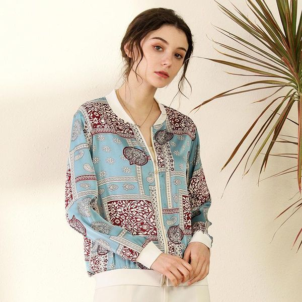 fashion printed jacket women summer coats long sleeve basic jackets bomber thin women's female outwear, Black;brown
fashion printed jacket women summer coats long sleeve basic jackets bomber thin women's female outwear, Black;brown