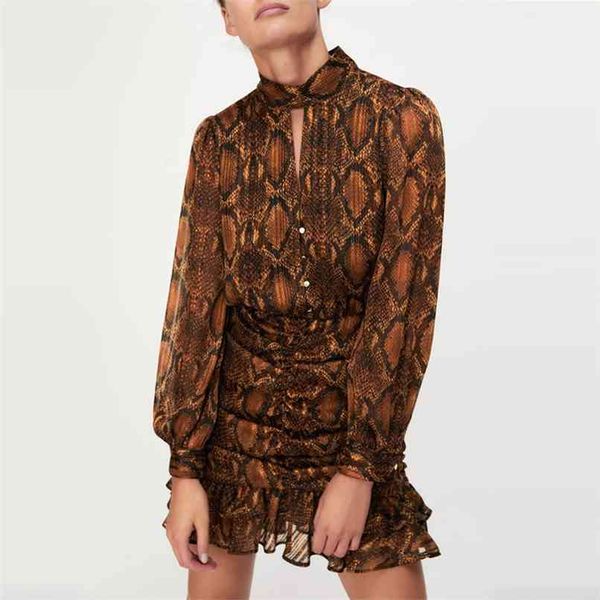 animal print retro chiffon dress women high collar long sleeve ruched party es woman gathered hem ruffle mini 210524, Black;gray
animal print retro chiffon dress women high collar long sleeve ruched party es woman gathered hem ruffle mini 210524, Black;gray
