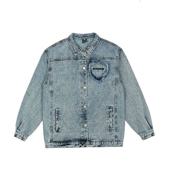 women's jackets washed back sweetheart embrodiery lapel couple jeans torn vibe jackets oversize male casual harajuku denim jacket 2sfr, Black;brown
women's jackets washed back sweetheart embrodiery lapel couple jeans torn vibe jackets oversize male casual harajuku denim jacket 2sfr, Black;brown