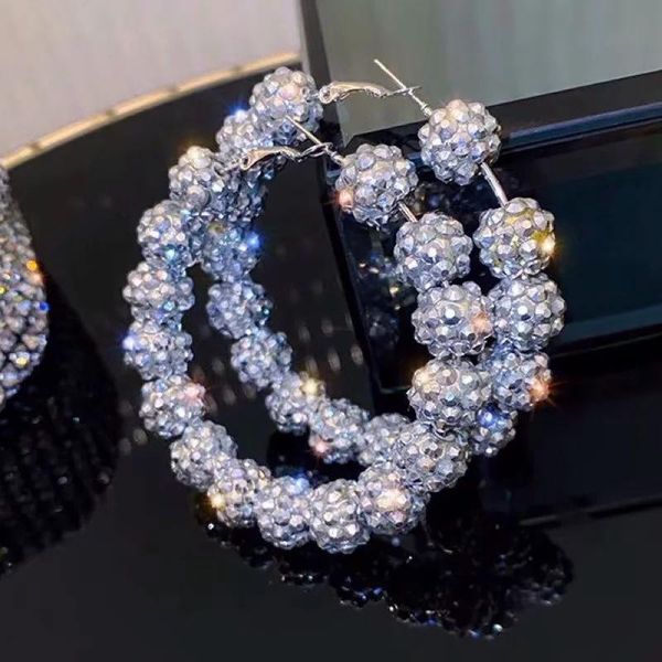 hoop & huggie fyuan fashion crystal ball earrings geometric oversize rhinestones for women statement jewelry, Golden;silver
hoop & huggie fyuan fashion crystal ball earrings geometric oversize rhinestones for women statement jewelry, Golden;silver