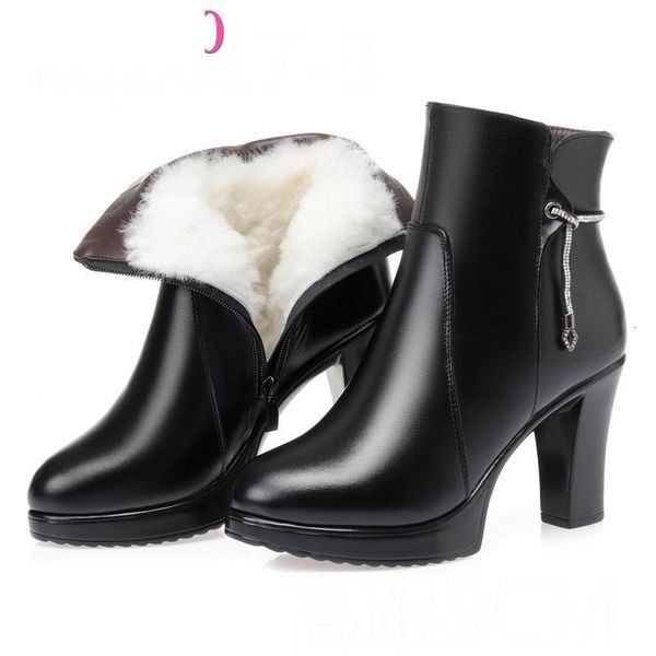 boots women high heels fashion genuine leather winter wool lining ankle ladies plus size35-43 0im4, Black
boots women high heels fashion genuine leather winter wool lining ankle ladies plus size35-43 0im4, Black
