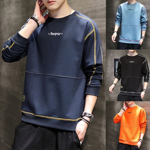 style men's sweater tracksuits autumn long sleeve t-shirt korean version ins student pullover bottoming wear, Gray
style men's sweater tracksuits autumn long sleeve t-shirt korean version ins student pullover bottoming wear, Gray
