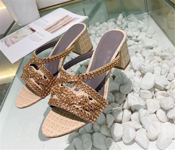 luxury crystal women slippers designer runway diamond open toe high heels shoes female beach street sandals, Black
luxury crystal women slippers designer runway diamond open toe high heels shoes female beach street sandals, Black