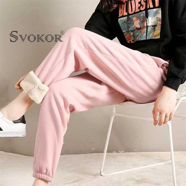svokor winter warm pants plush fleece thickened casual trousers women mujer plus size cold resistant solid sports leggings 211216, Black;white
svokor winter warm pants plush fleece thickened casual trousers women mujer plus size cold resistant solid sports leggings 211216, Black;white