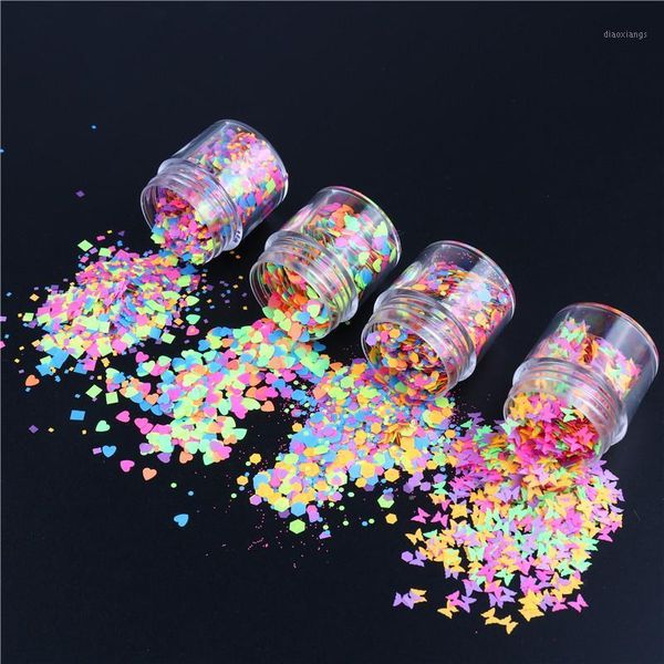 hexagon butterfly nail art glitter sequins fluorescent mixed shape glow in the dark love heart flake manicure tips1, Silver;gold
hexagon butterfly nail art glitter sequins fluorescent mixed shape glow in the dark love heart flake manicure tips1, Silver;gold