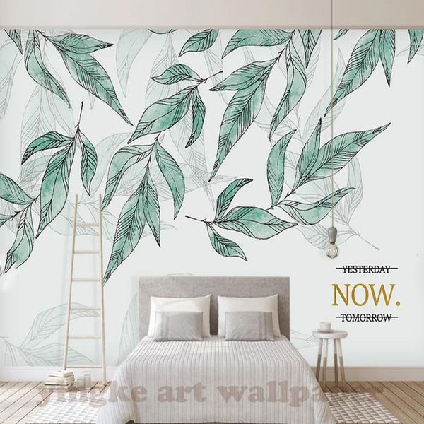 wallpapers custom po green plants 3d wall murals for living room bedroom leaf art papers home decor painting
wallpapers custom po green plants 3d wall murals for living room bedroom leaf art papers home decor painting
