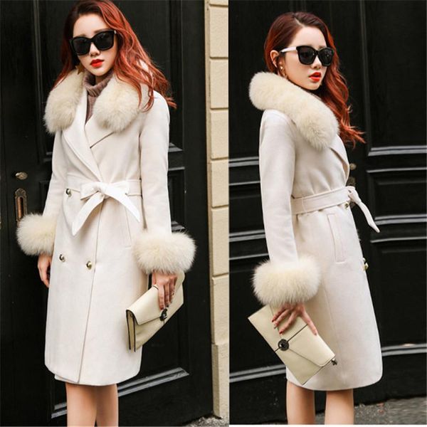 women's wool & blends autumn winter woolen coat 2021 female jackets slim fashion overcoat add cotton to keep warm coats outwear a375, Black
women's wool & blends autumn winter woolen coat 2021 female jackets slim fashion overcoat add cotton to keep warm coats outwear a375, Black