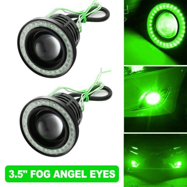 interior&external lights 6000k-7000k 3.5" inch cob led fog light projector car green angel eyes halo ring drl lamp
interior&external lights 6000k-7000k 3.5" inch cob led fog light projector car green angel eyes halo ring drl lamp