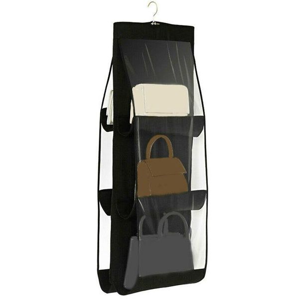 storage boxes & bins hanging handbag organizer 6 pocket shelf bag holder wardrobe closet purse
storage boxes & bins hanging handbag organizer 6 pocket shelf bag holder wardrobe closet purse