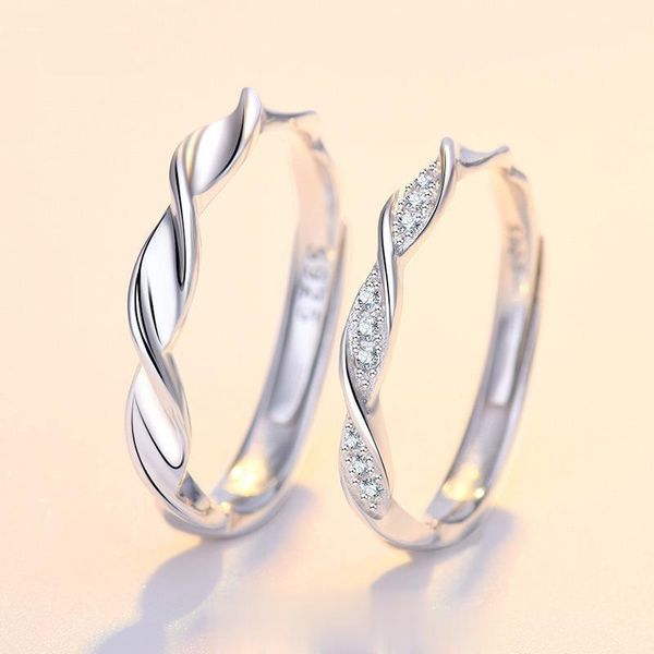 cluster rings s925 sterling silver ring ins simple inlaid diamond pair couple wedding for couples jewerly, Golden;silver
cluster rings s925 sterling silver ring ins simple inlaid diamond pair couple wedding for couples jewerly, Golden;silver