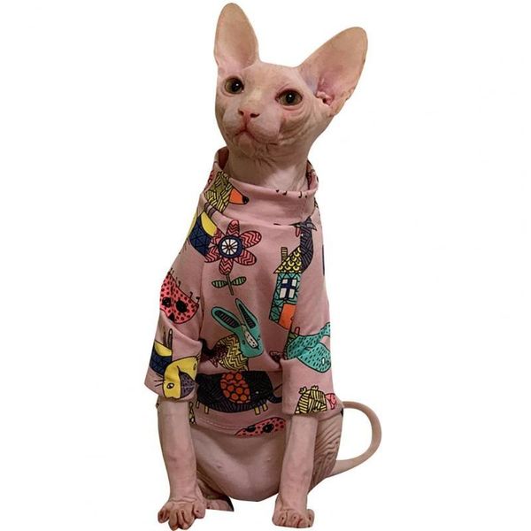 cat pet shirt cartoon high collar print sun protection short sleeve two-legged sweater for spring costumes
cat pet shirt cartoon high collar print sun protection short sleeve two-legged sweater for spring costumes