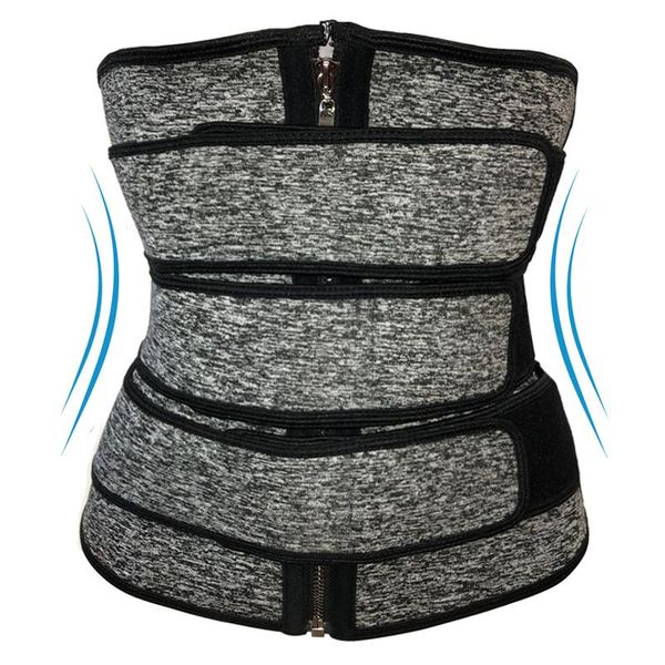 women's shapers sweat sport girdle for women fajas reductoras neoprene weight loss compression trimmer 3 belt zipper waist trainer cors, Black;white
women's shapers sweat sport girdle for women fajas reductoras neoprene weight loss compression trimmer 3 belt zipper waist trainer cors, Black;white