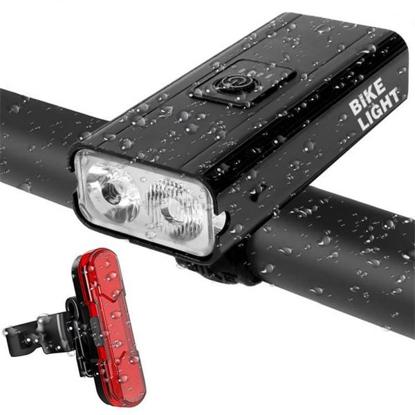bike lights bicycle light led double t6 front rear lighting set for cycling usb rechargeable lamp gear 
bike lights bicycle light led double t6 front rear lighting set for cycling usb rechargeable lamp gear