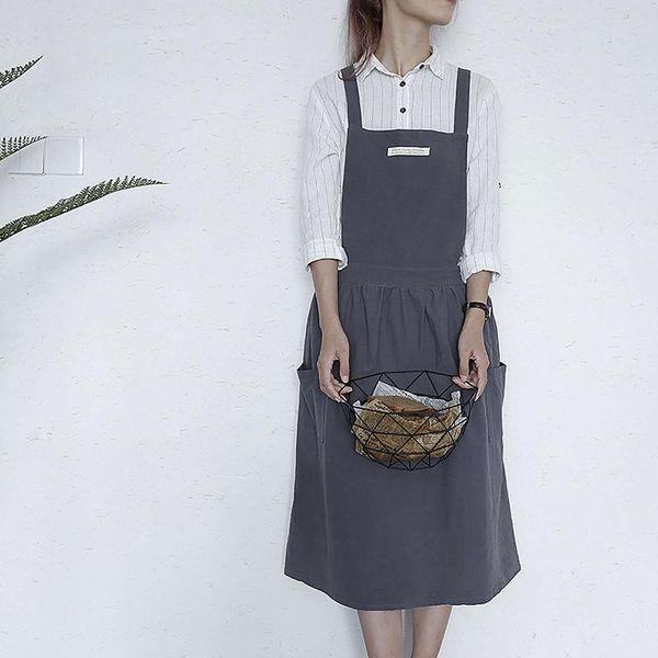 aprons japanese style women cotton linen bib apron sleeveless pinafore home kitchen coffee cooking florist dress
aprons japanese style women cotton linen bib apron sleeveless pinafore home kitchen coffee cooking florist dress