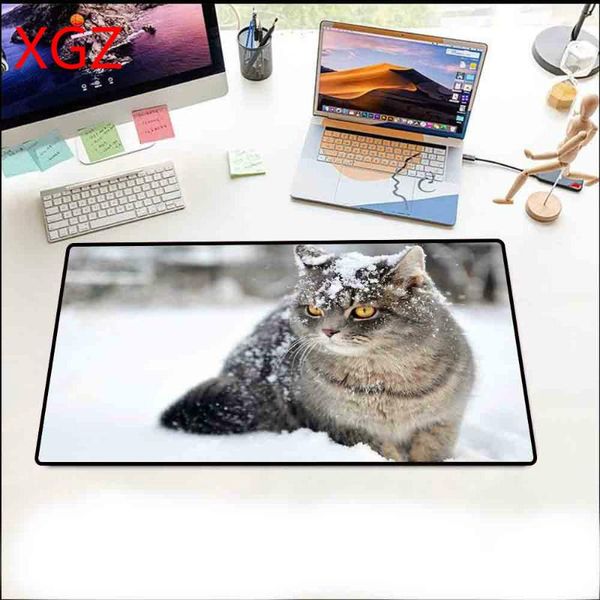 mouse pads & wrist rests xgz mousepad animal cat in the snow custom big pad black seaming office computer natural rubber non-slip desk mat
mouse pads & wrist rests xgz mousepad animal cat in the snow custom big pad black seaming office computer natural rubber non-slip desk mat