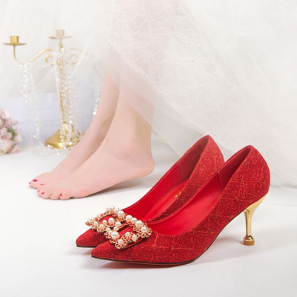 luxury dress shoes wedding women's spring 2021 bride bridmaid sho xiuhe drs pointed thin heels, Black
luxury dress shoes wedding women's spring 2021 bride bridmaid sho xiuhe drs pointed thin heels, Black