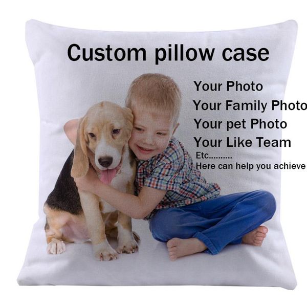 customize personal picture print your po on pillow case pet wedding family life pograph cushion cover capa de almofada cushion/decorative
customize personal picture print your po on pillow case pet wedding family life pograph cushion cover capa de almofada cushion/decorative
